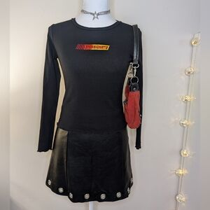 Lettuce Hem Graphic Long Sleeve Tee